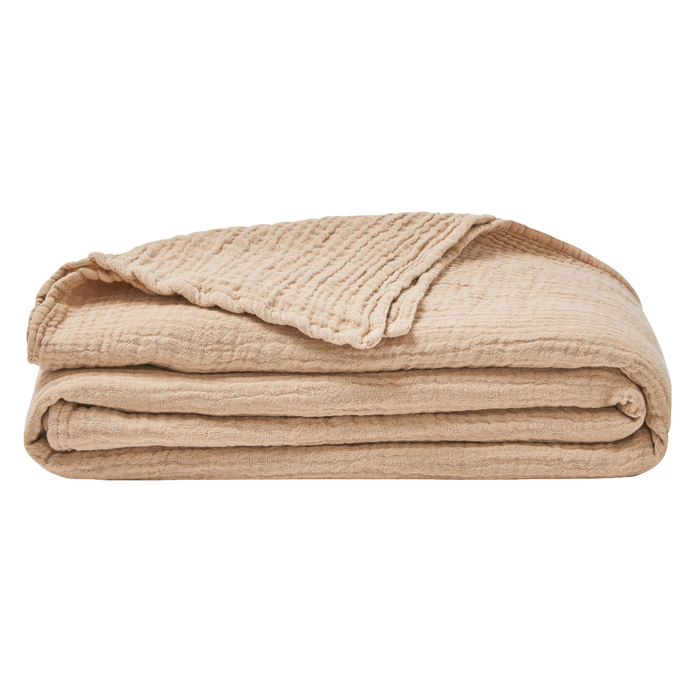 Essix Sprei Jazzy Stonewashed Katoengaas Biscuit 260 x 240 cm Essix Sprei Jazzy Stonewashed Katoengaas Biscuit 260 x 240 cm