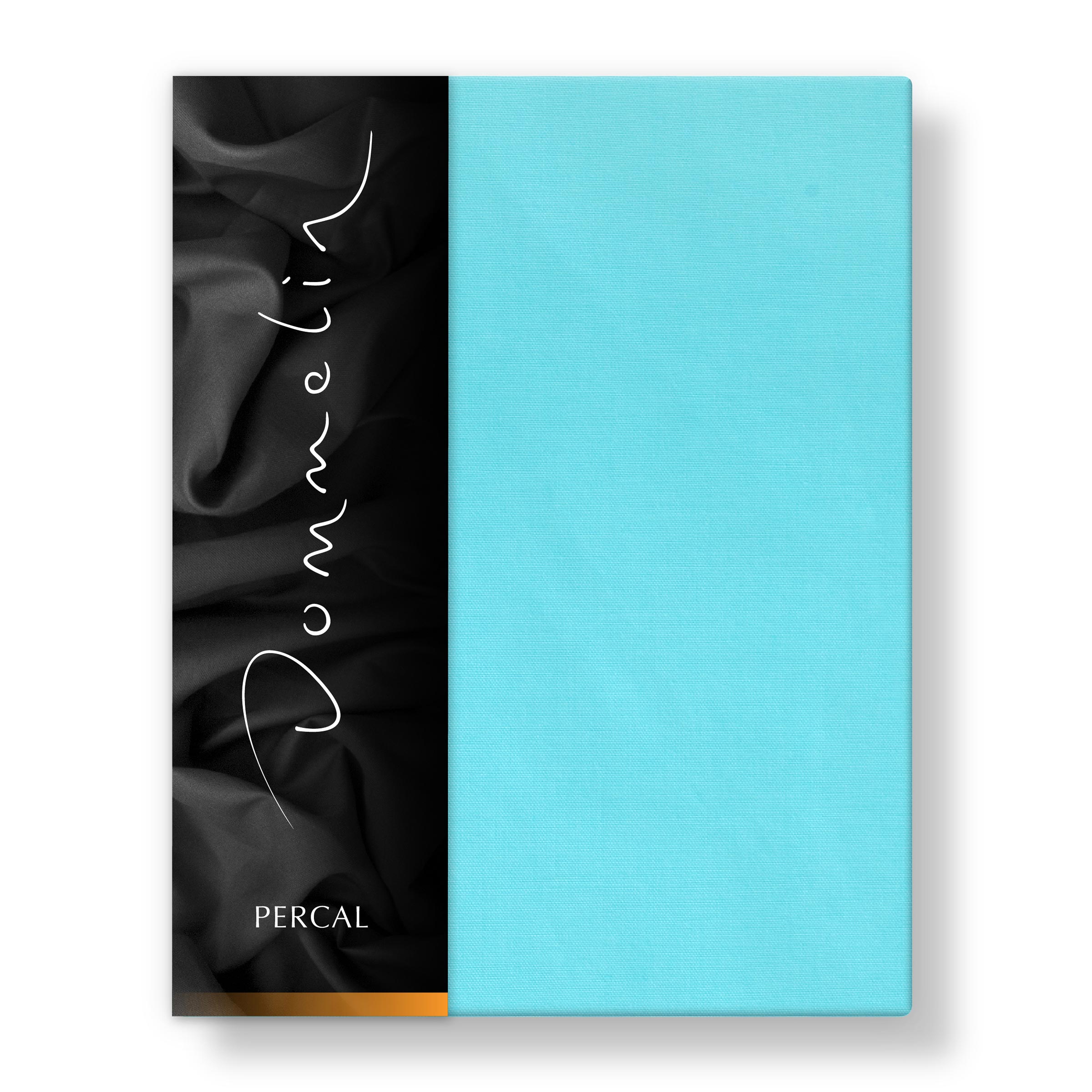 Dommelin Split Topper Hoeslaken Percal 200TC Aquamarijn