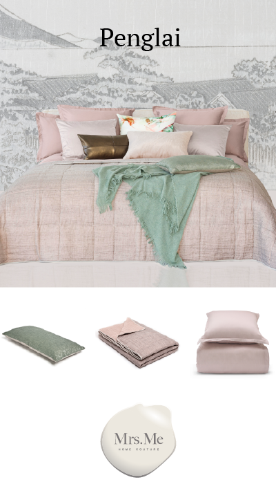 collectie_MrsMe Setting Penglai Woondecoratie, Linnen, Kussen, Bed, Meubels
