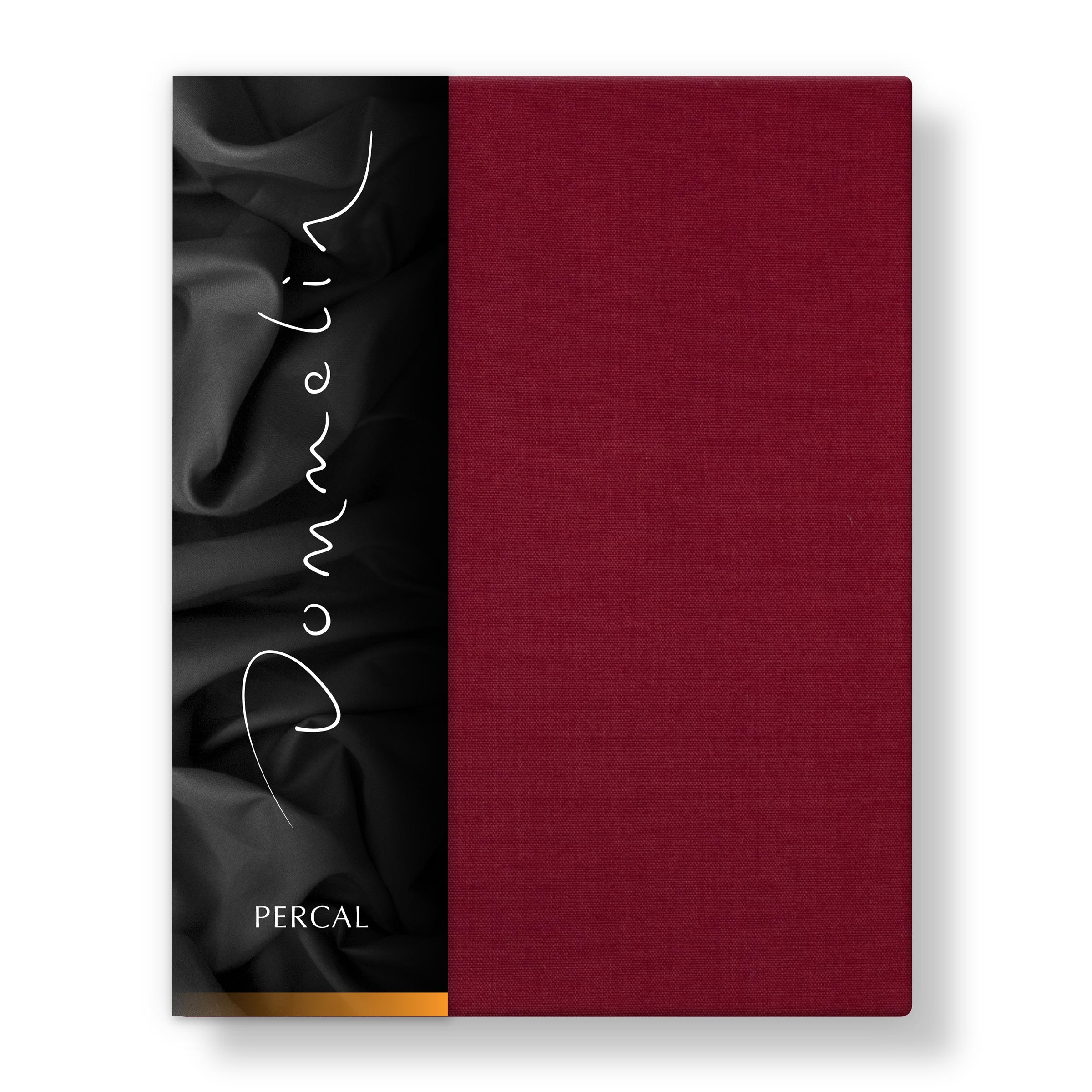 Dommelin Split Topper Hoeslaken Percal 200TC Rosso