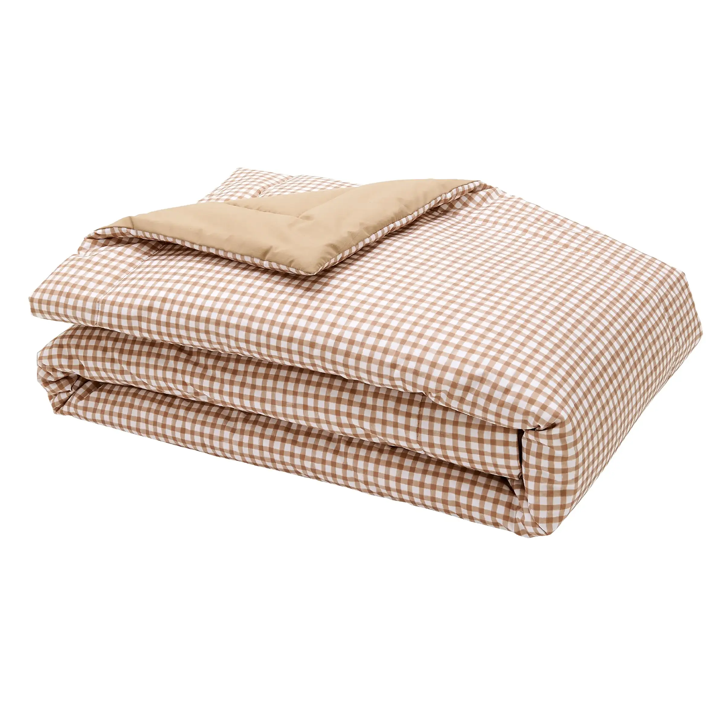 Essix Plaid Vichy Poesie Percal Beige 130 x 200 cm Essix Plaid Vichy Poesie Percal Beige 130 x 200 cm