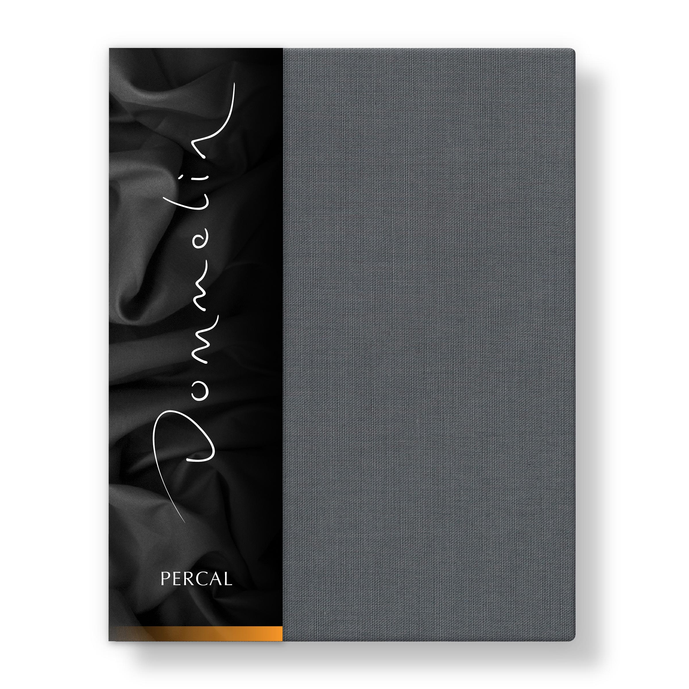 Dommelin Split Topper Hoeslaken Percal 200TC Olifantgrijs