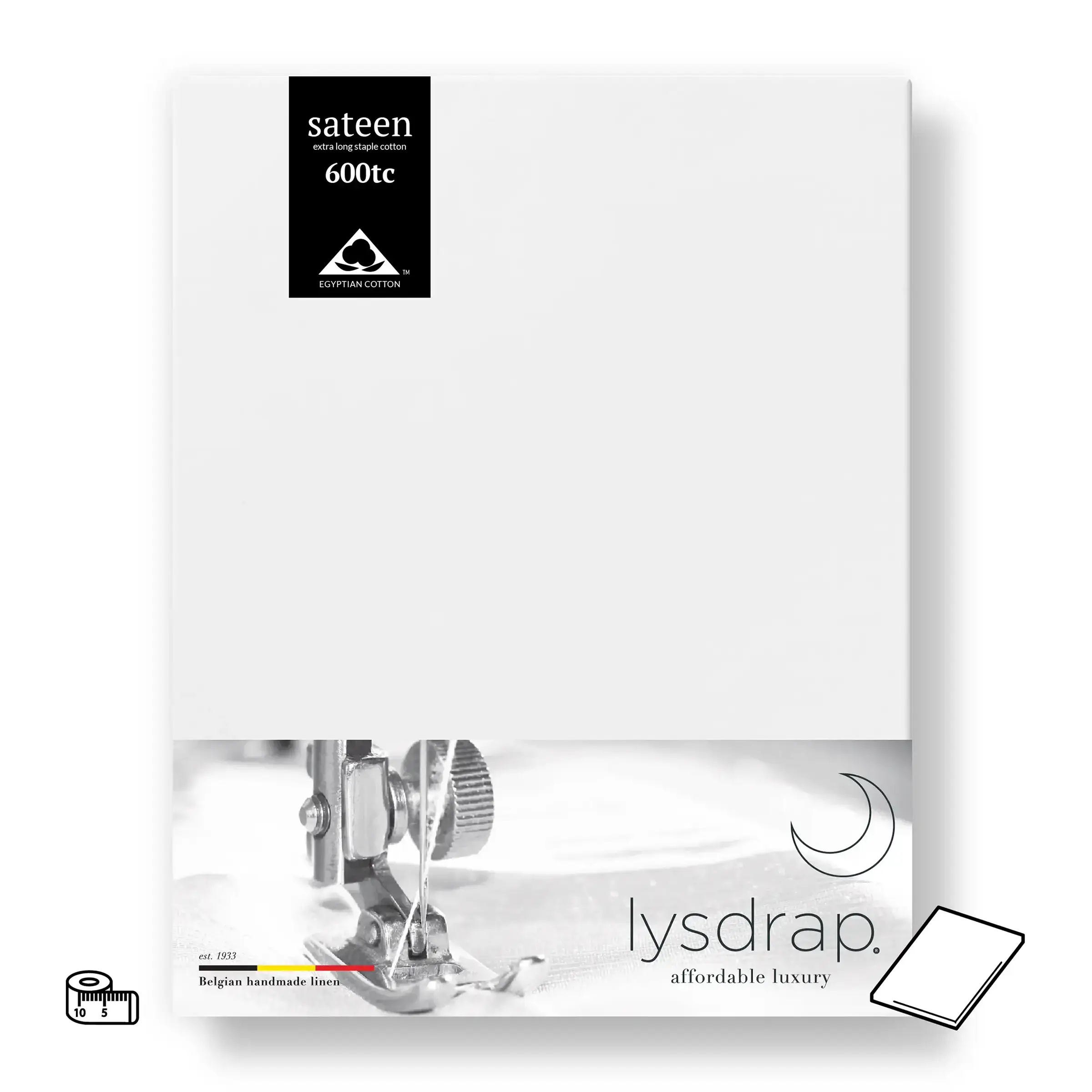 Lysdrap Topper Hoeslaken op Maat Satijn 600TC Lysdrap Topper Hoeslaken op Maat Satijn 600TC