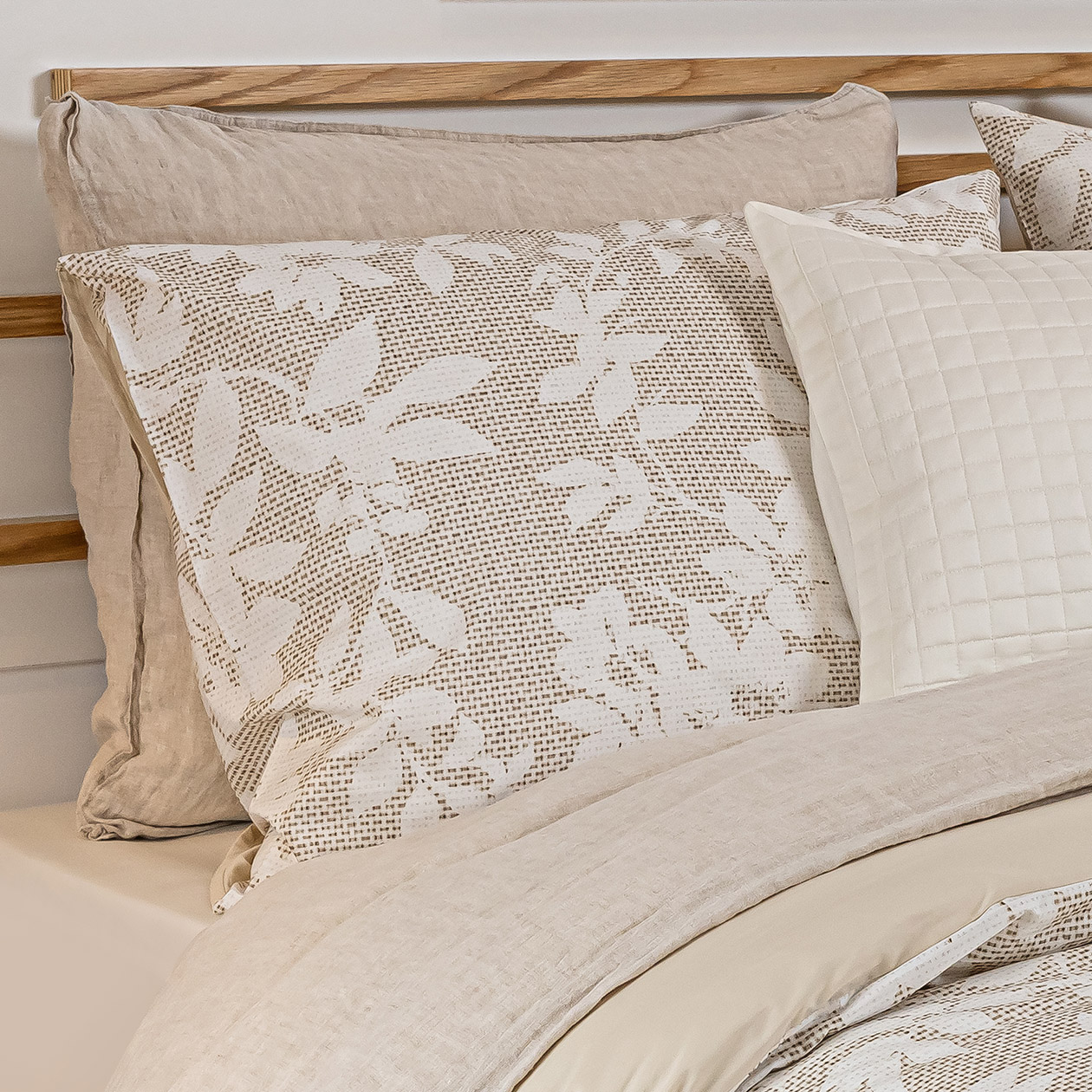 Dommelin Kussensloop Porto Percal Beige 60 x 70 cm   Kussen, Woondecoratie, Bed, Meubels