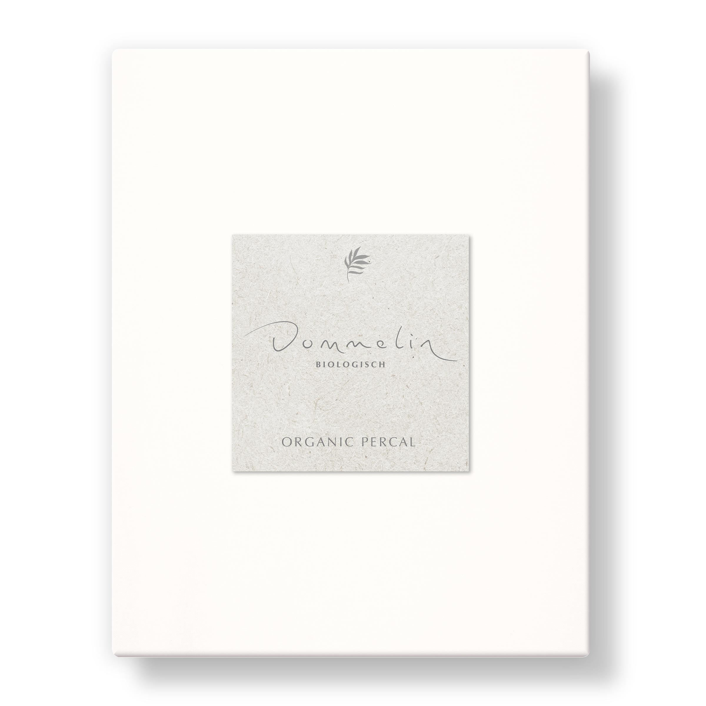 Dommelin Split Hoeslaken Organic Percal 200TC Wit Dommelin Split Hoeslaken Organic Percal 200TC Wit