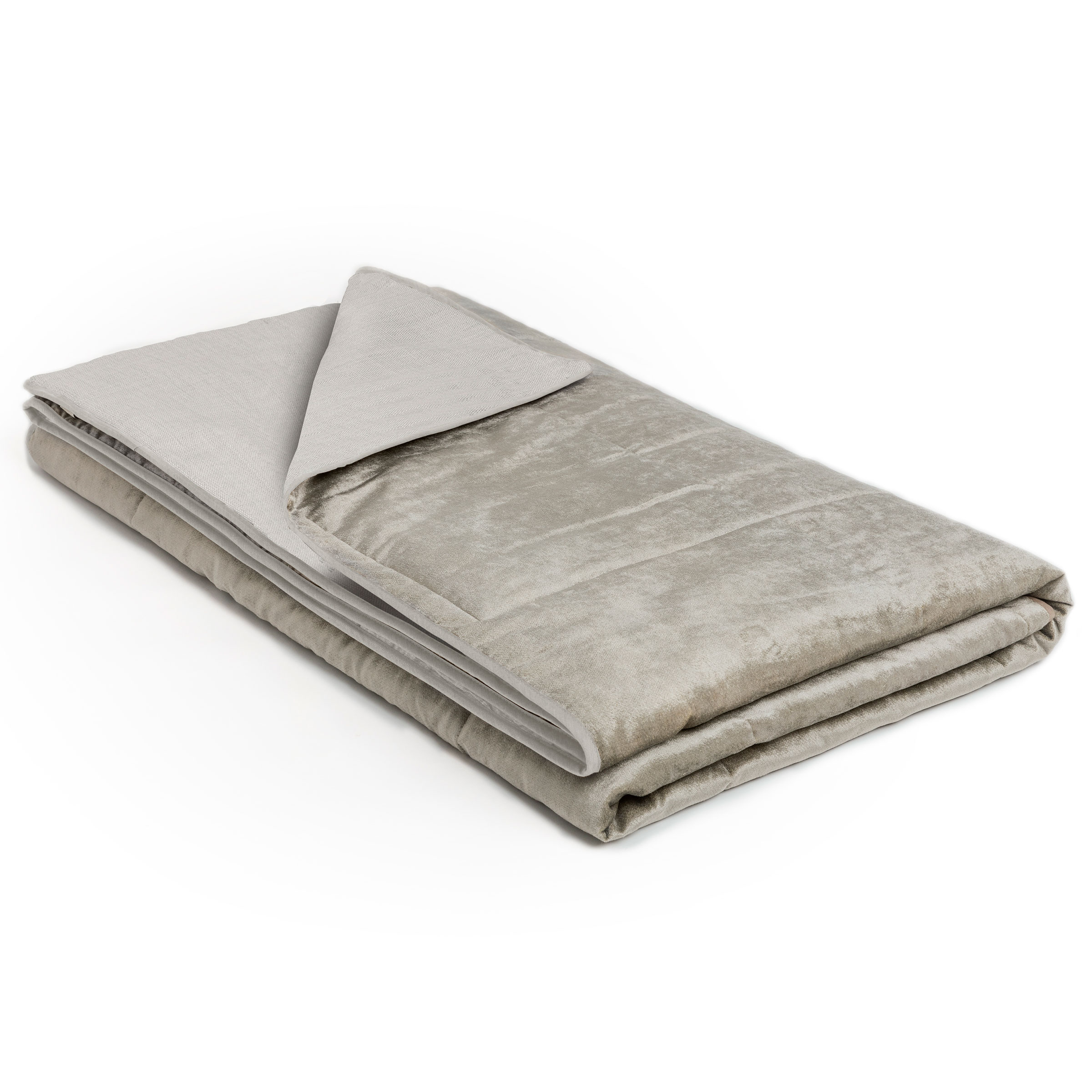 Mrs.Me Bedeind Sprei Majestic Velours Platinum 140 x 300 cm Mrs.Me Bedeind Sprei Majestic Velours Platinum 140 x 300 cm