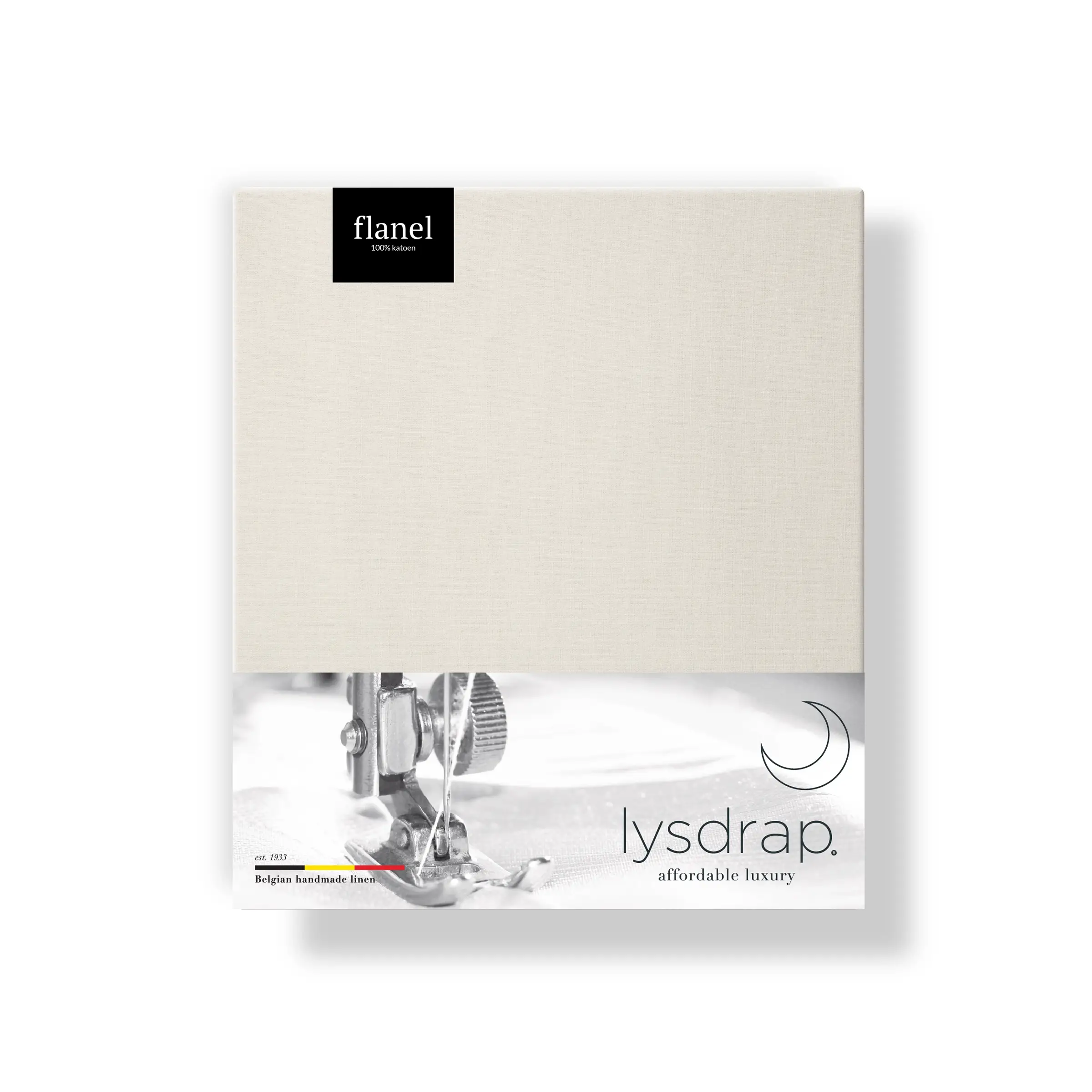 Lysdrap Kussensloop Virgo Flanel 140 gr/m2 Birch