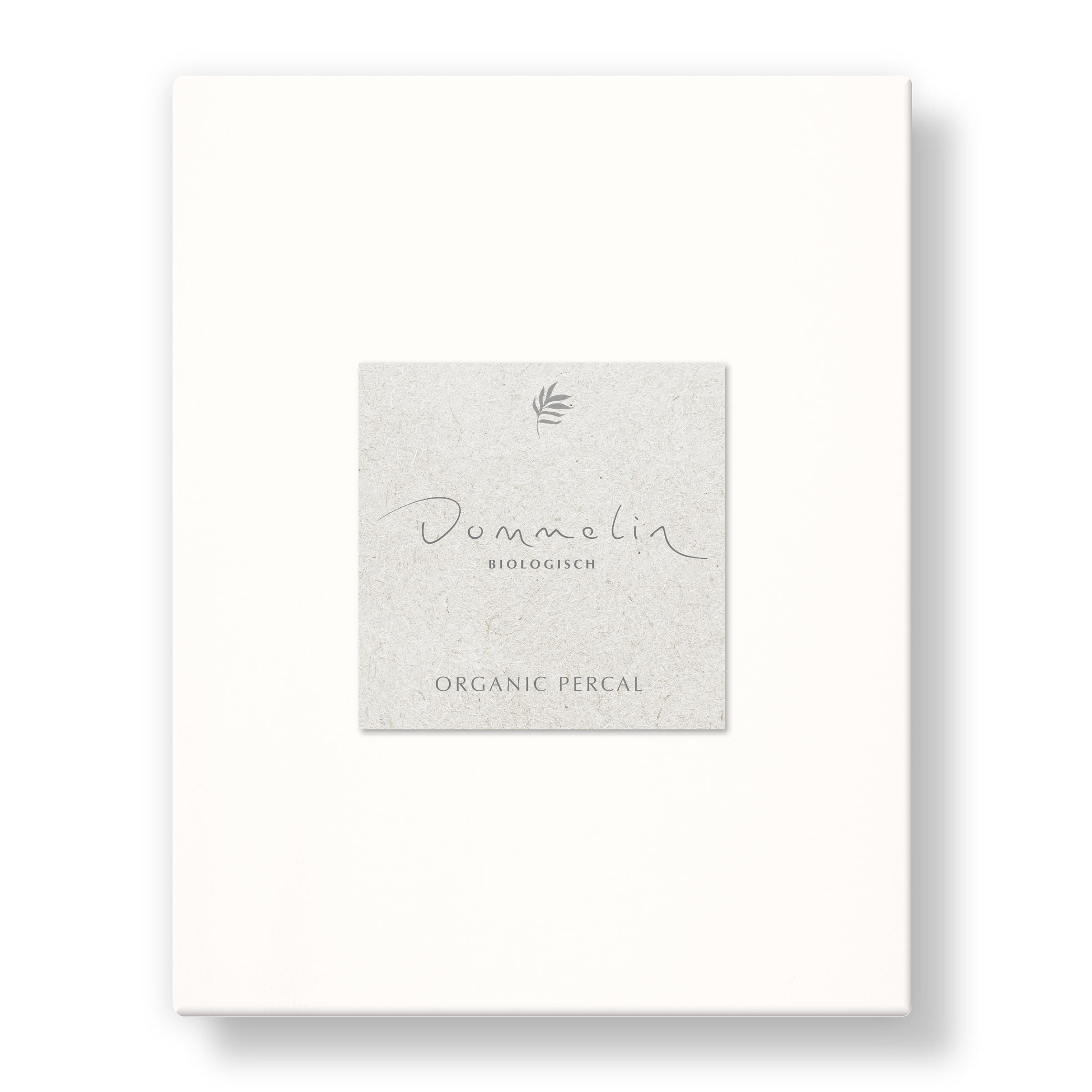 Dommelin Hoeslaken Hoge Hoek Organic Percal 200TC Wit   Dommelin Hoeslaken Hoge Hoek Organic Percal 200TC Wit