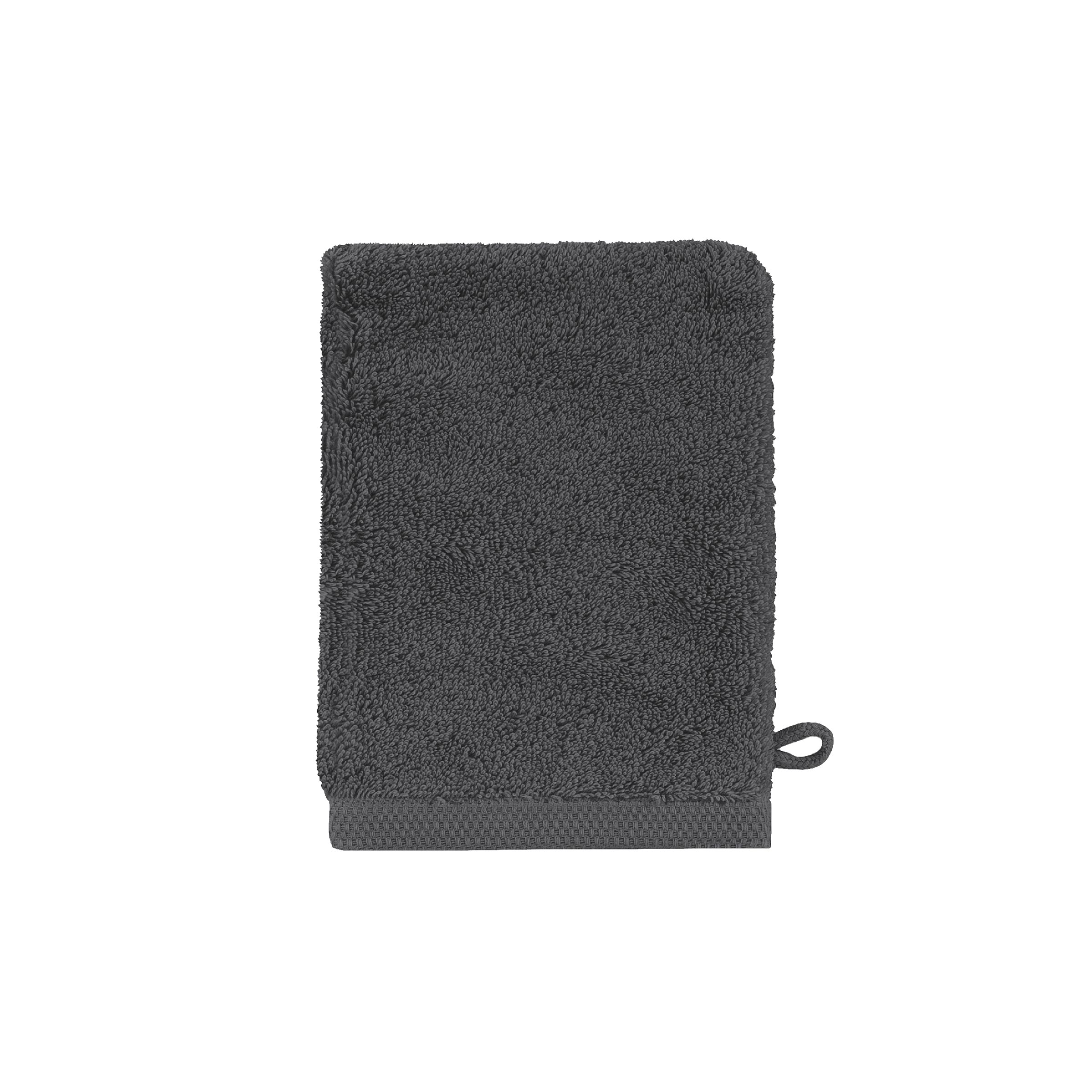 Alexandre Turpault Washandje Essentiel Organic Katoen 650 gr/m2 Graphite 16 x 21 cm Alexandre Turpault Washandje Essentiel Organic Katoen 650 gr/m2 Graphite 16 x 21 cm