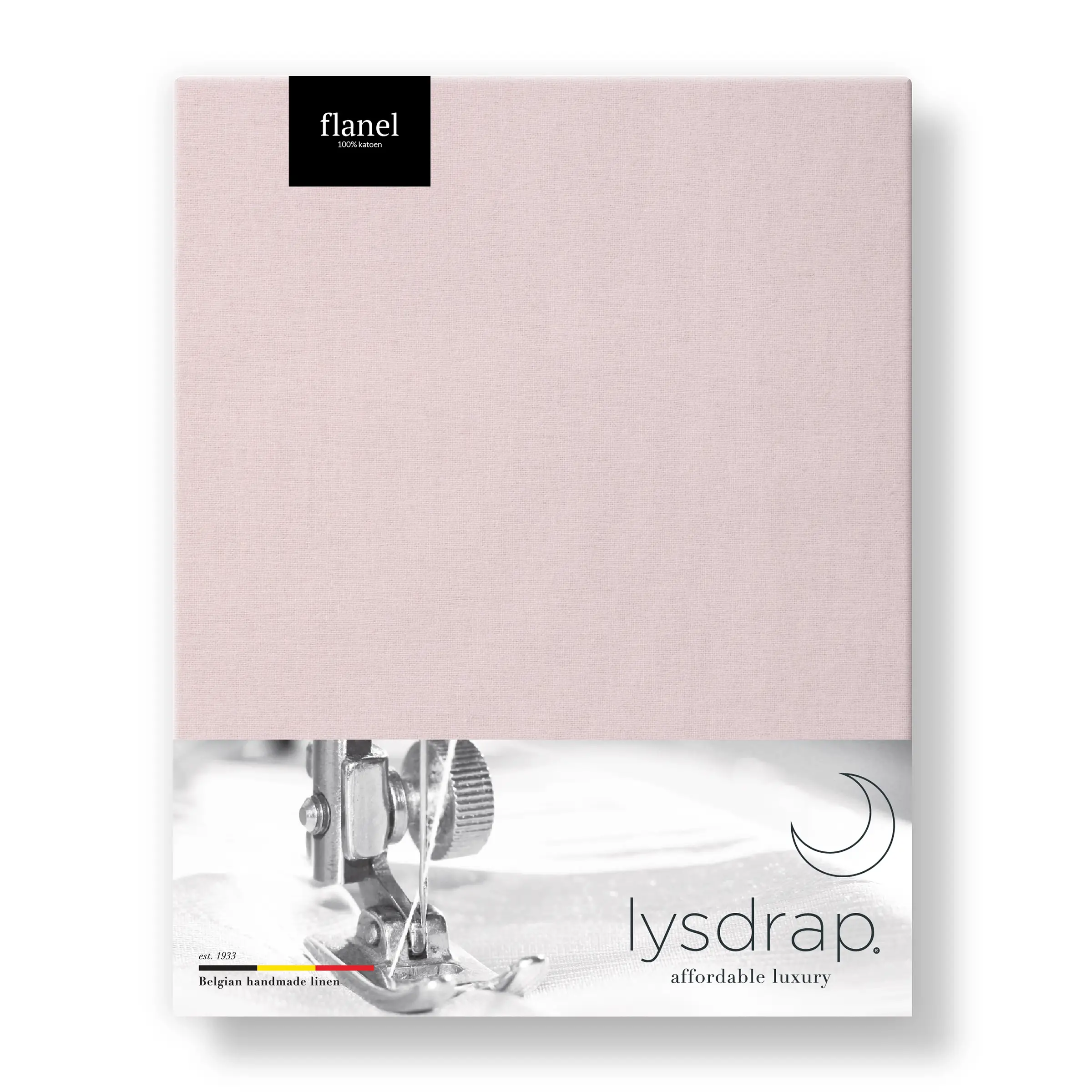 Lysdrap Topper Hoeslaken Flanel 140 gr/m2 Smoke Rose