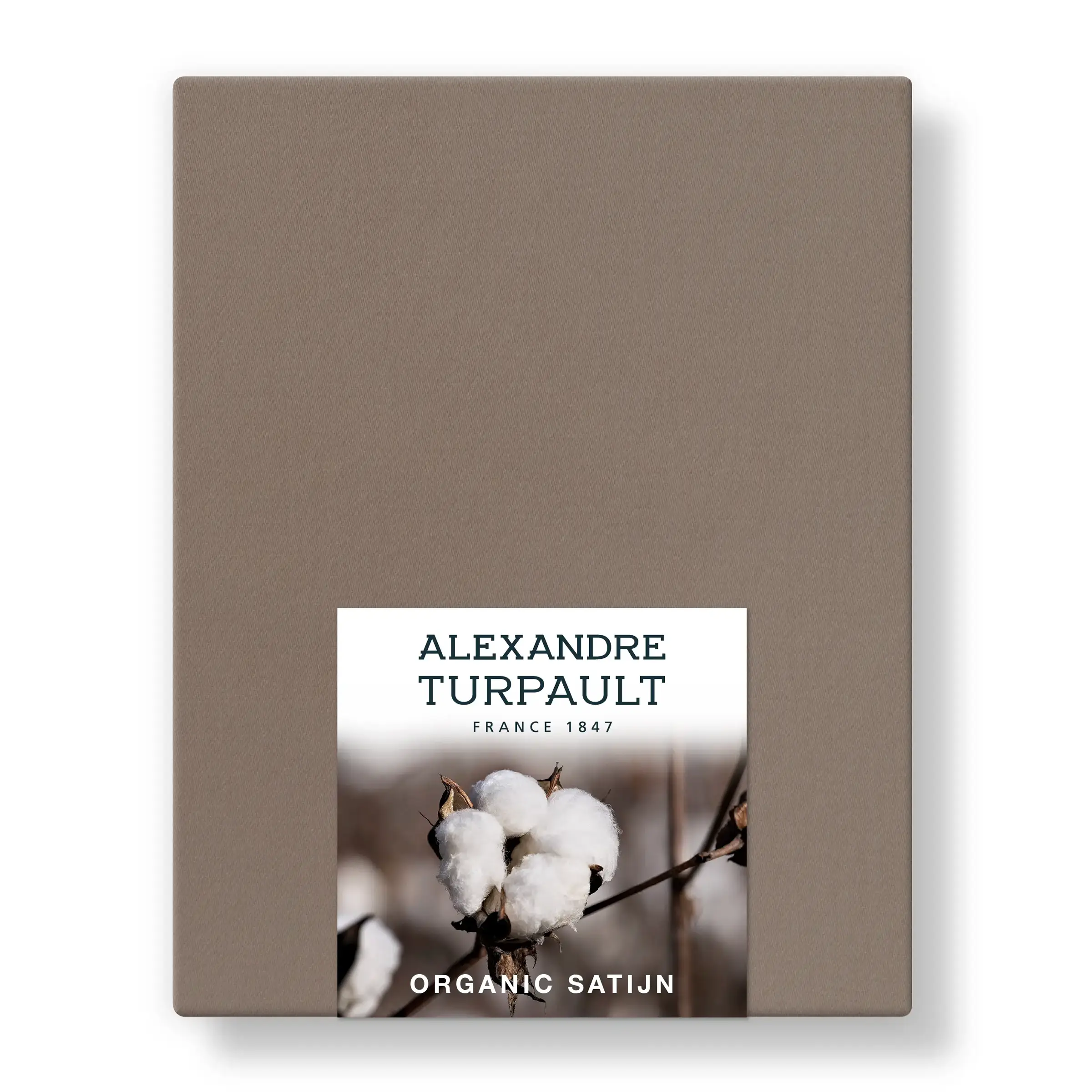 Alexandre Turpault Hoeslaken Hoge Hoek Teophile Organic Satijn 300TC Deer Brown Alexandre Turpault Hoeslaken Hoge Hoek Teophile Organic Satijn 300TC Deer Brown