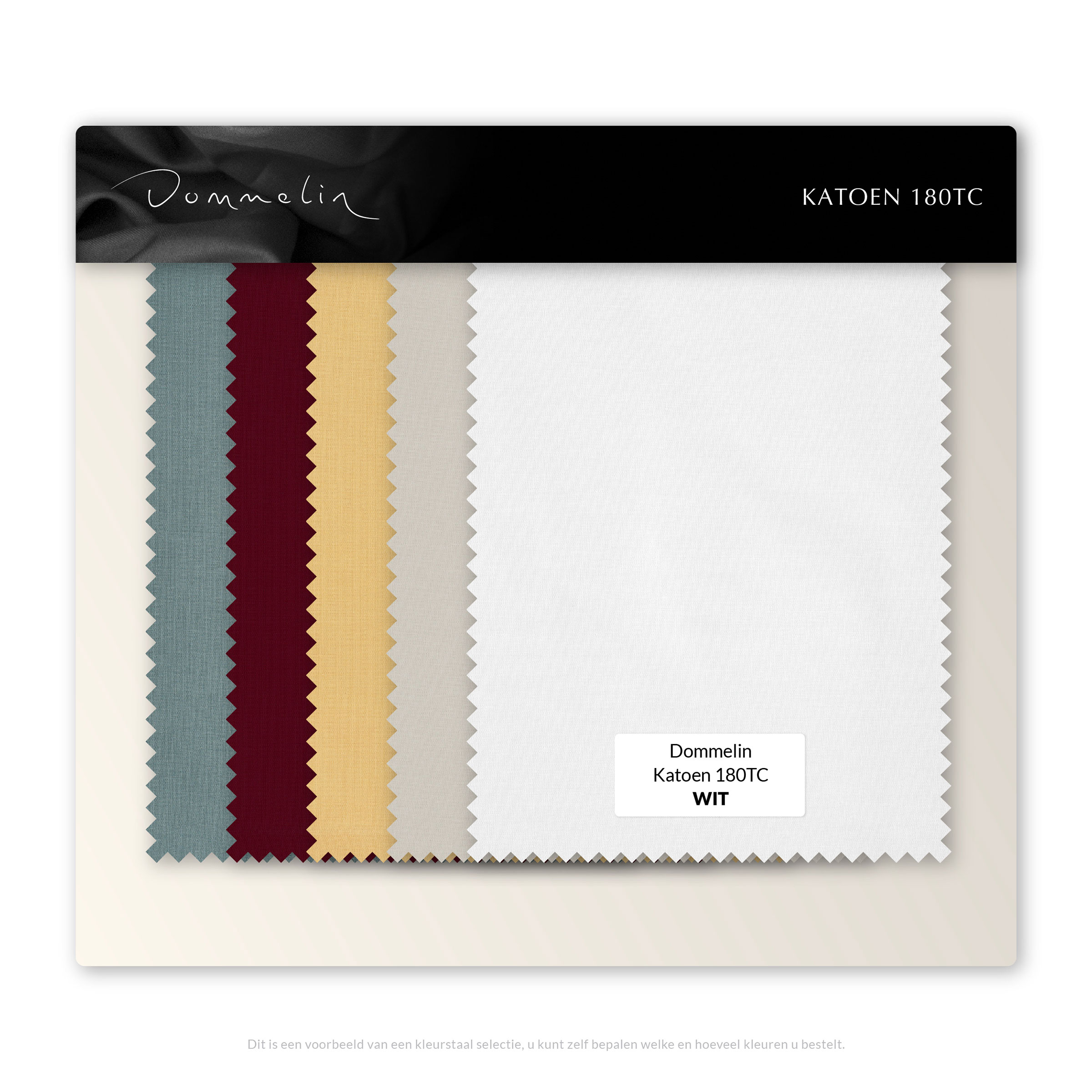 Dommelin Kleurstalen Katoen 180TC Dommelin Kleurstalen Katoen 180TC