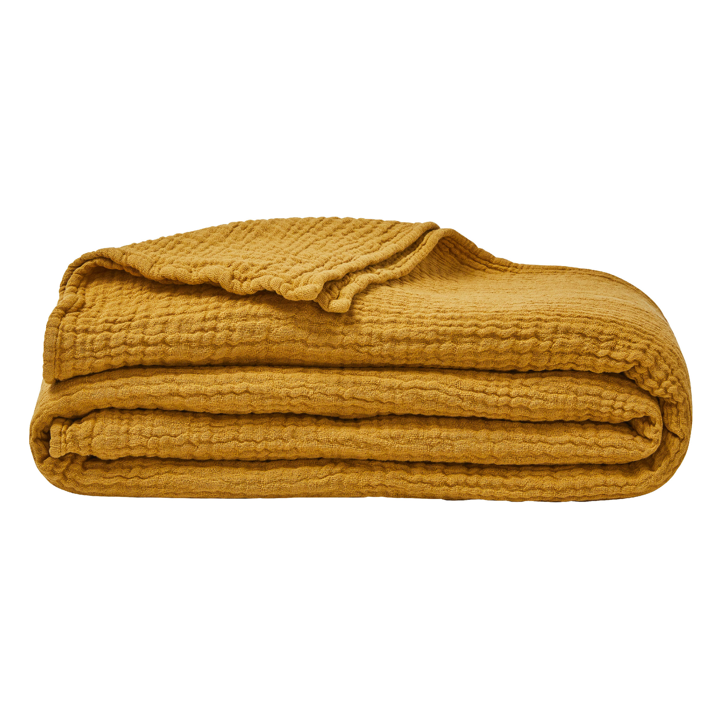 Essix Sprei Jazzy Stonewashed Katoengaas Moutarde 260 x 240 cm Essix Sprei Jazzy Stonewashed Katoengaas Moutarde 260 x 240 cm