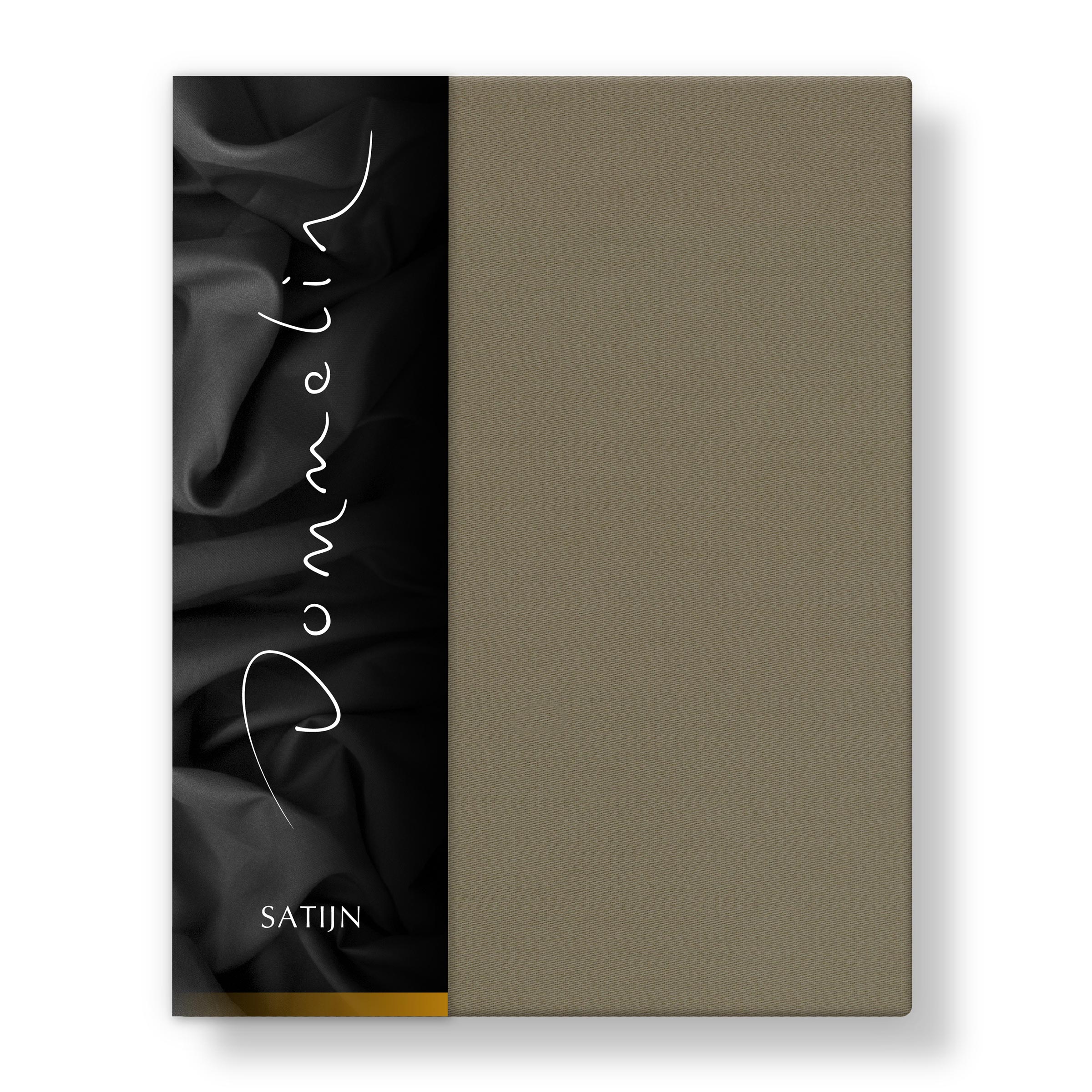 Dommelin Split Hoeslaken Hoge Hoek Satijn 300TC Taupe