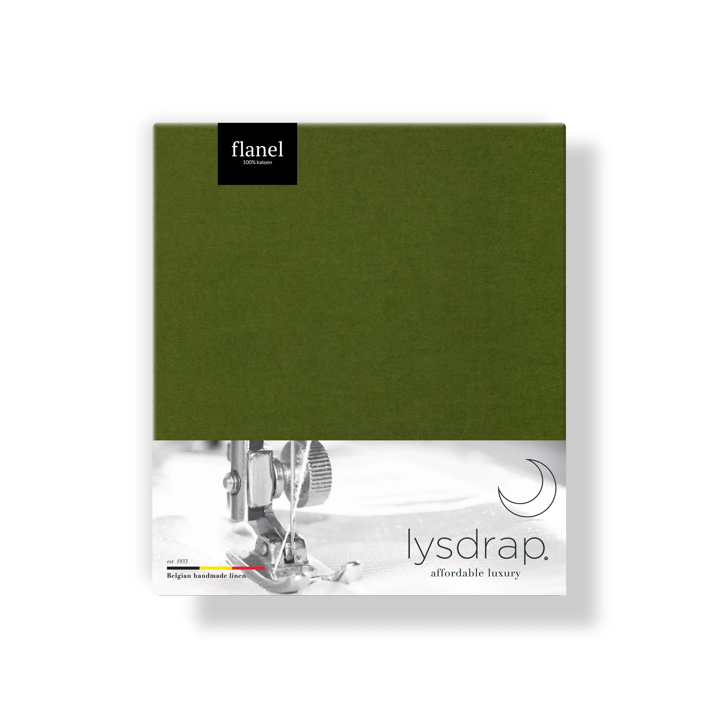 Lysdrap Kussensloop Virgo Flanel 140 gr/m2 Cedar Green