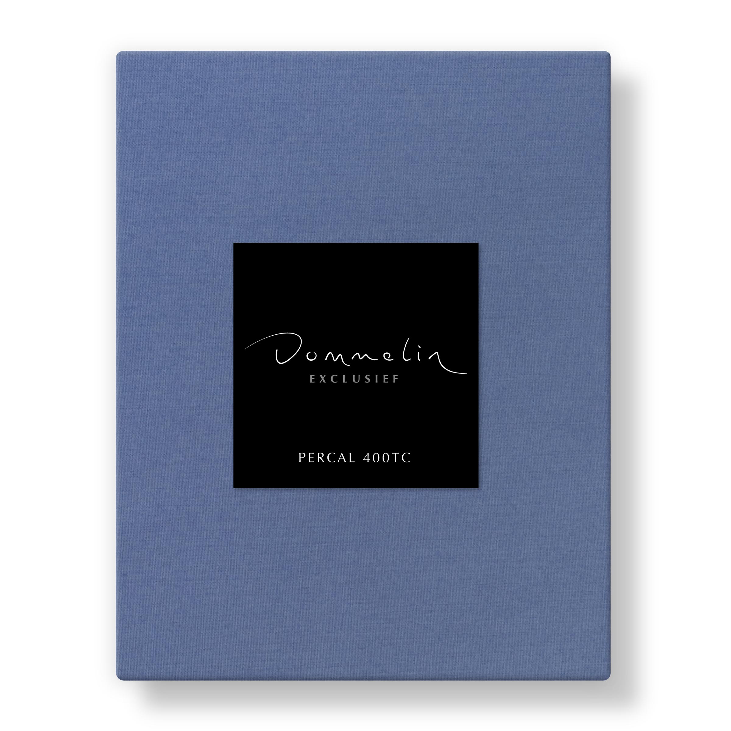 Dommelin Dubbel Split Hoeslaken Percal 400TC Celestien Dommelin Dubbel Split Hoeslaken Percal 400TC Celestien