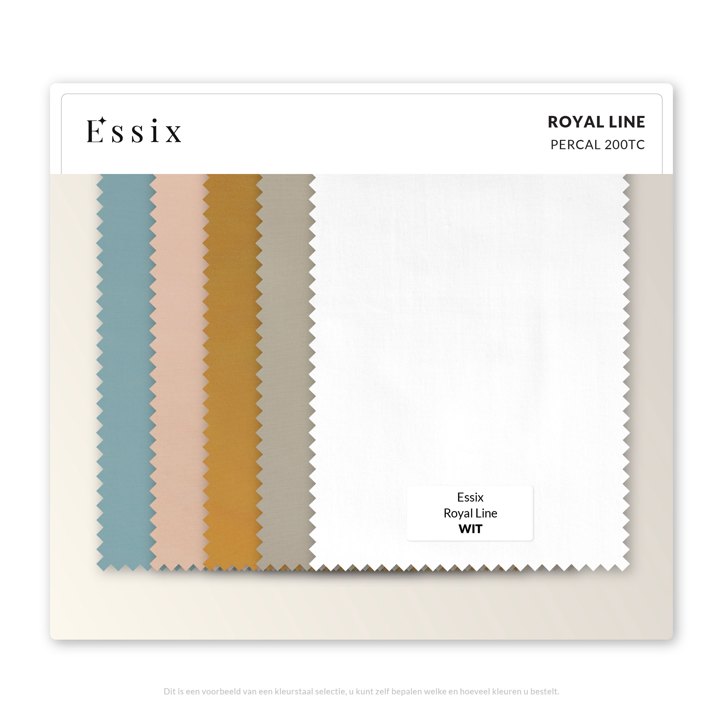 Essix Kleurstalen Premiere Percal 200TC Essix Kleurstalen Premiere Percal 200TC