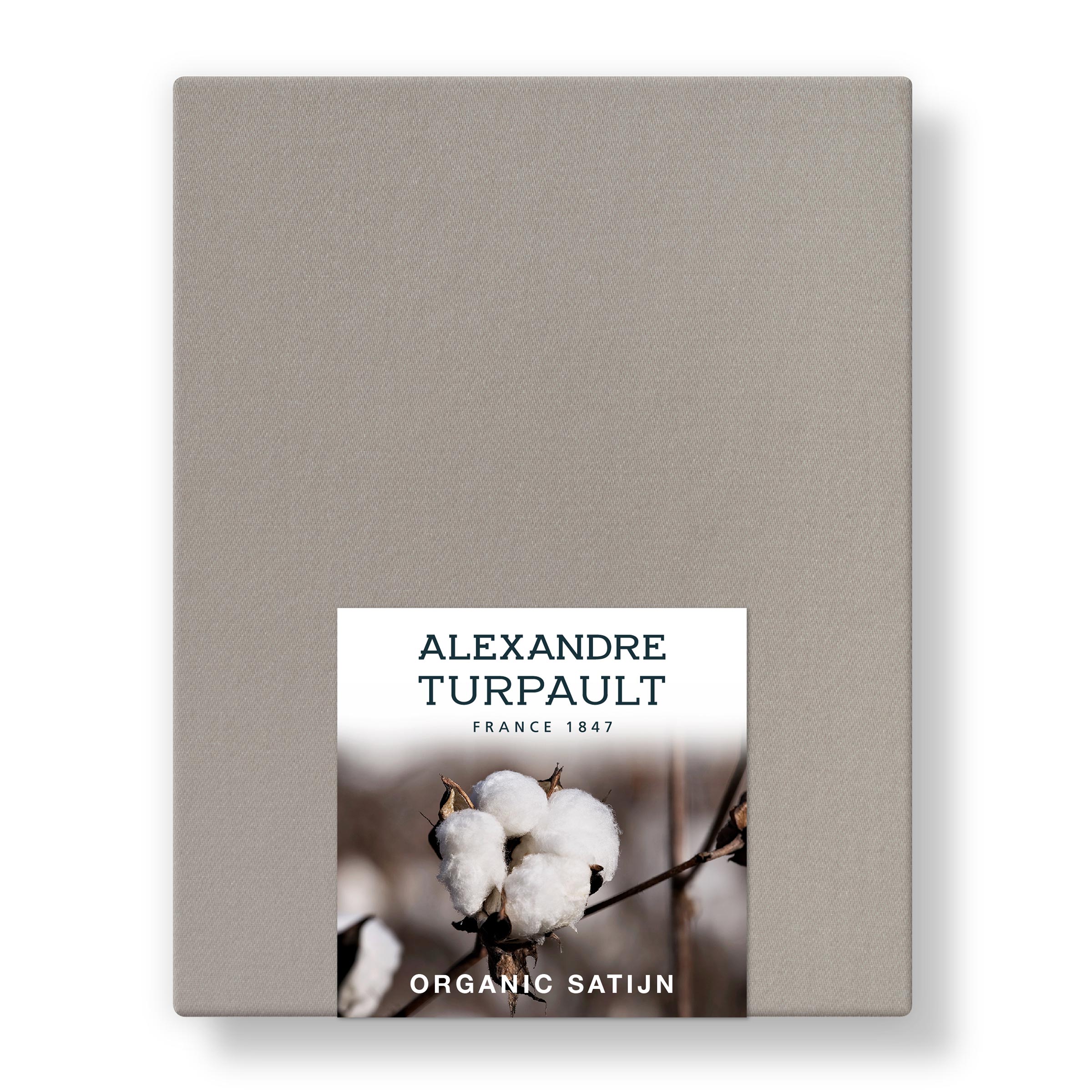 Alexandre Turpault Hoeslaken Teophile Organic Satijn Gazelle 200 x 200 cm H30 Alexandre Turpault Hoeslaken Teophile Organic Satijn Gazelle 200 x 200 cm H30