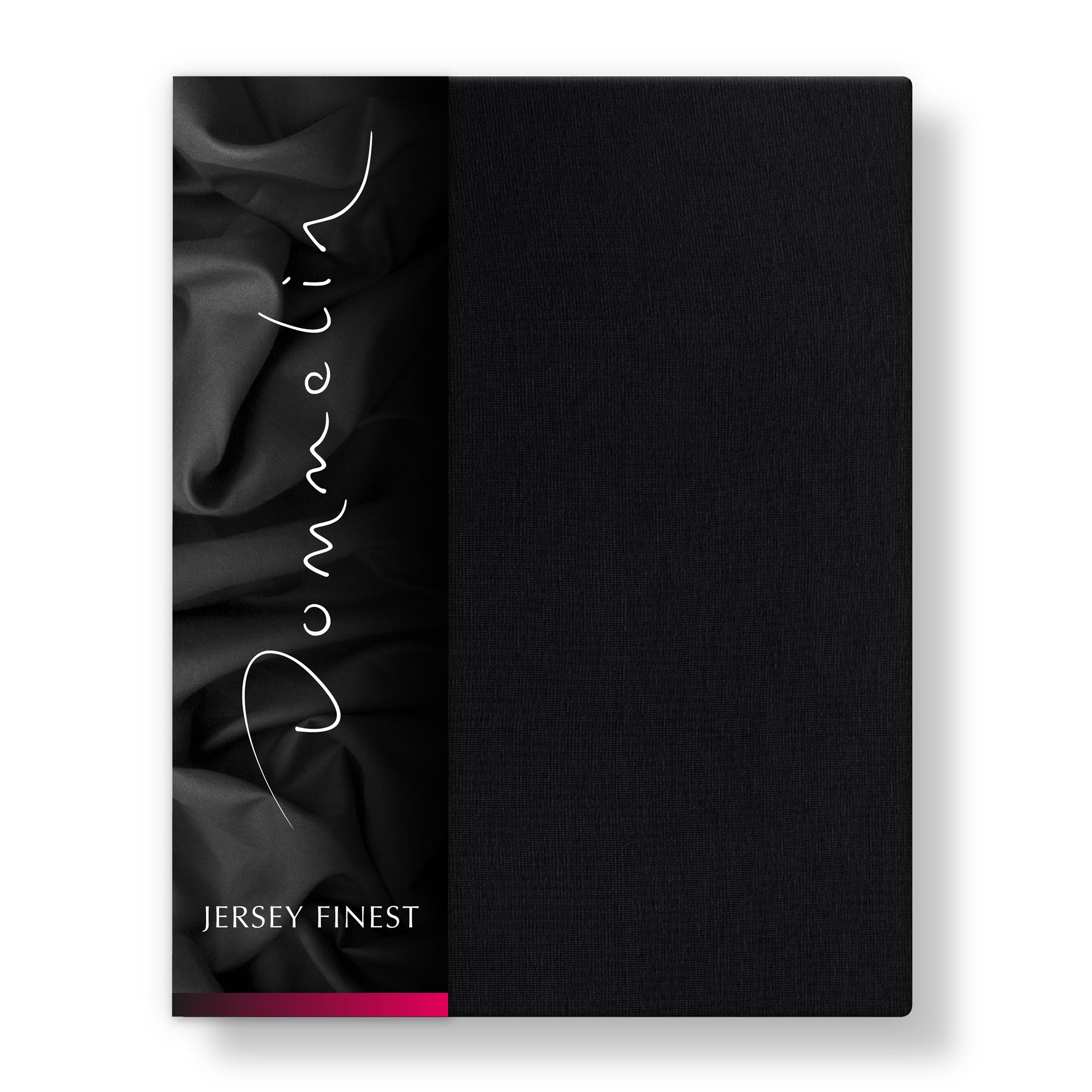 Dommelin Dubbel Split Hoeslaken Jersey Finest Zwart  