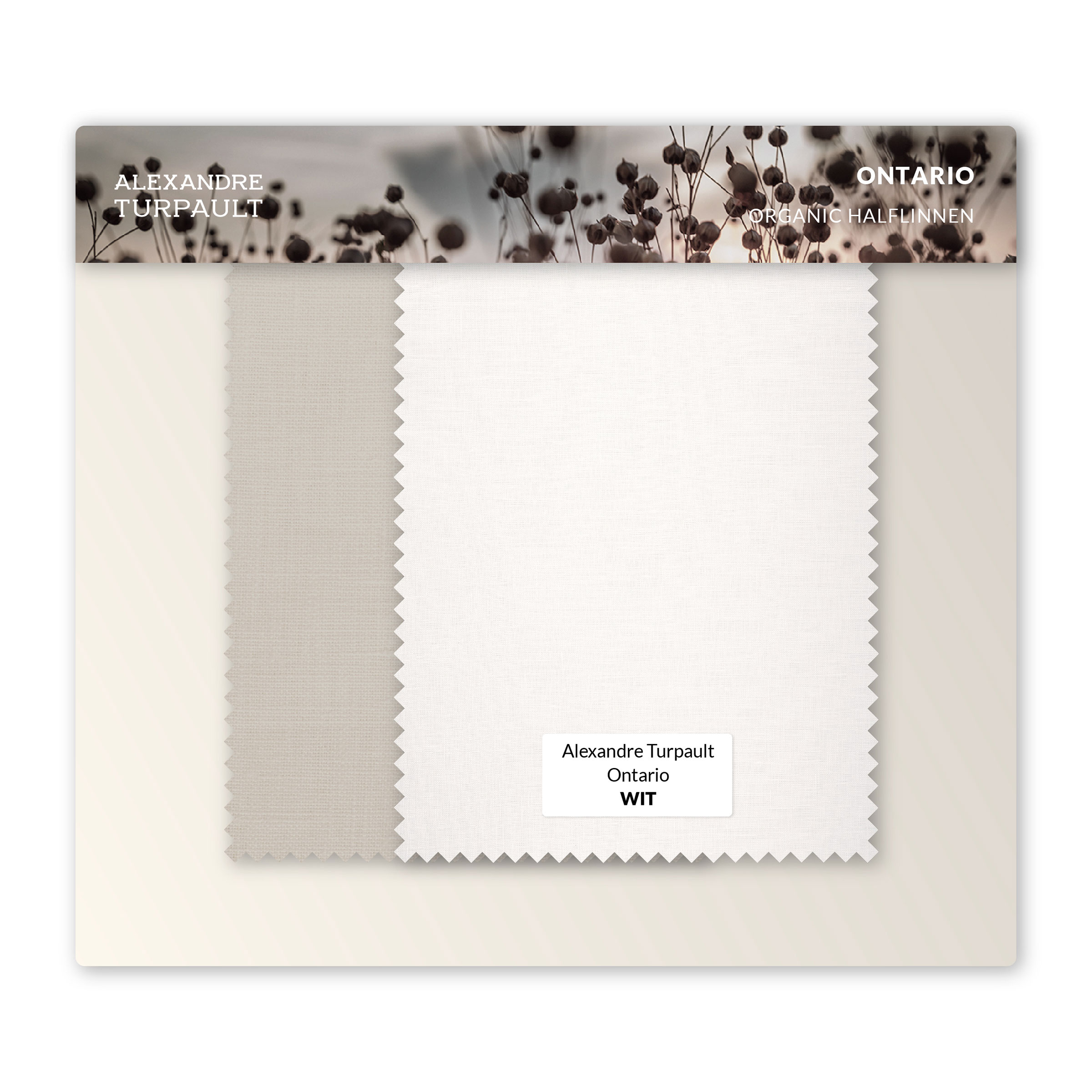 Alexandre Turpault Kleurstalen Ontario Halflinnen Alexandre Turpault Kleurstalen Ontario Halflinnen