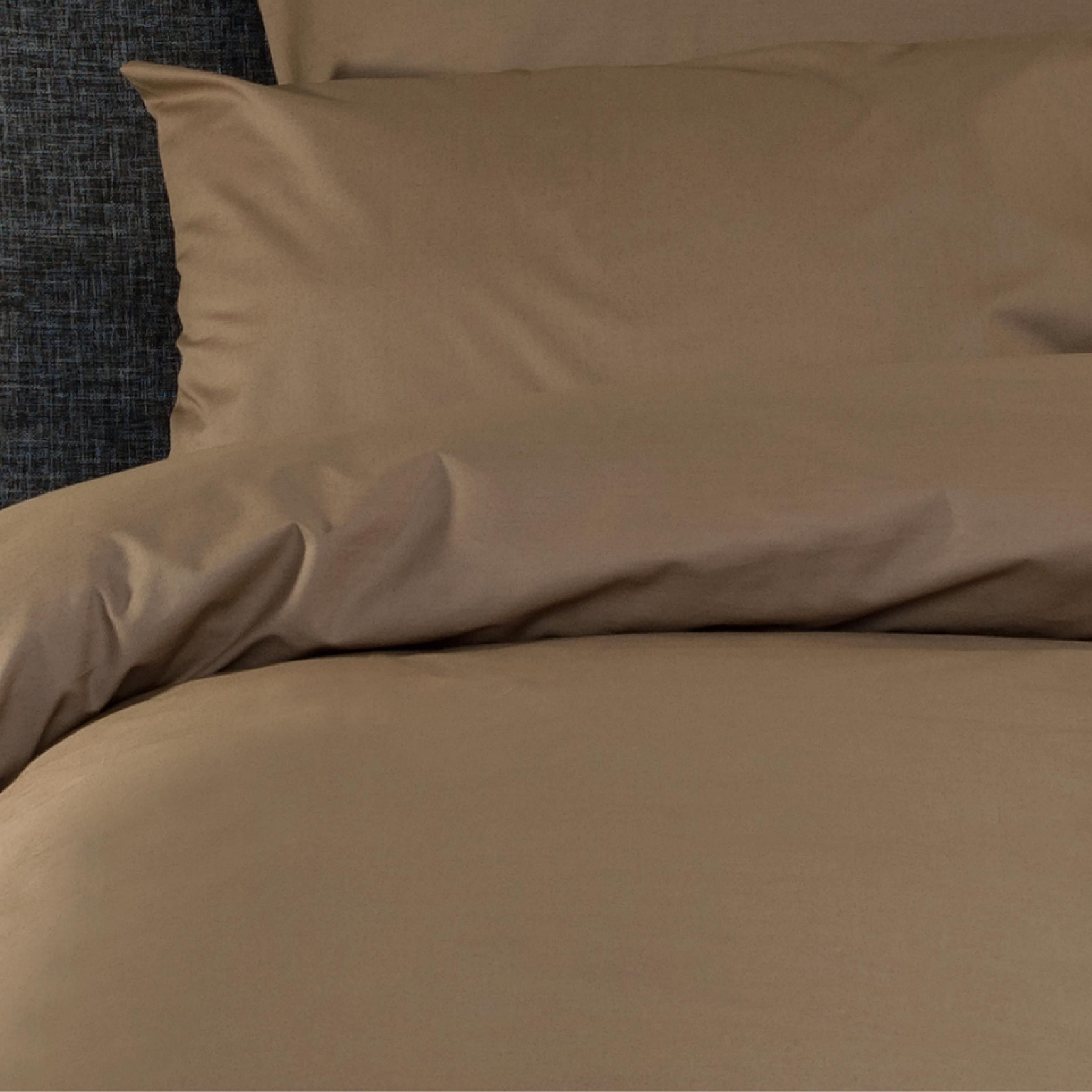 Dommelin Dekbedovertrek Percal 200TC Cappuccino