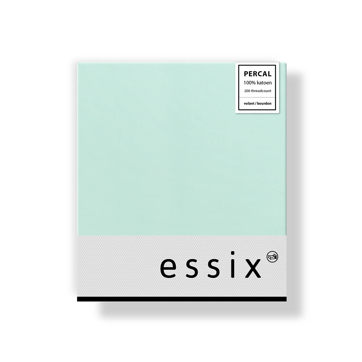 Essix Kussensloop Royal Line Percal 200TC Menthe 50 x 70 cm Essix Kussensloop Royal Line Percal 200TC Menthe 50 x 70 cm