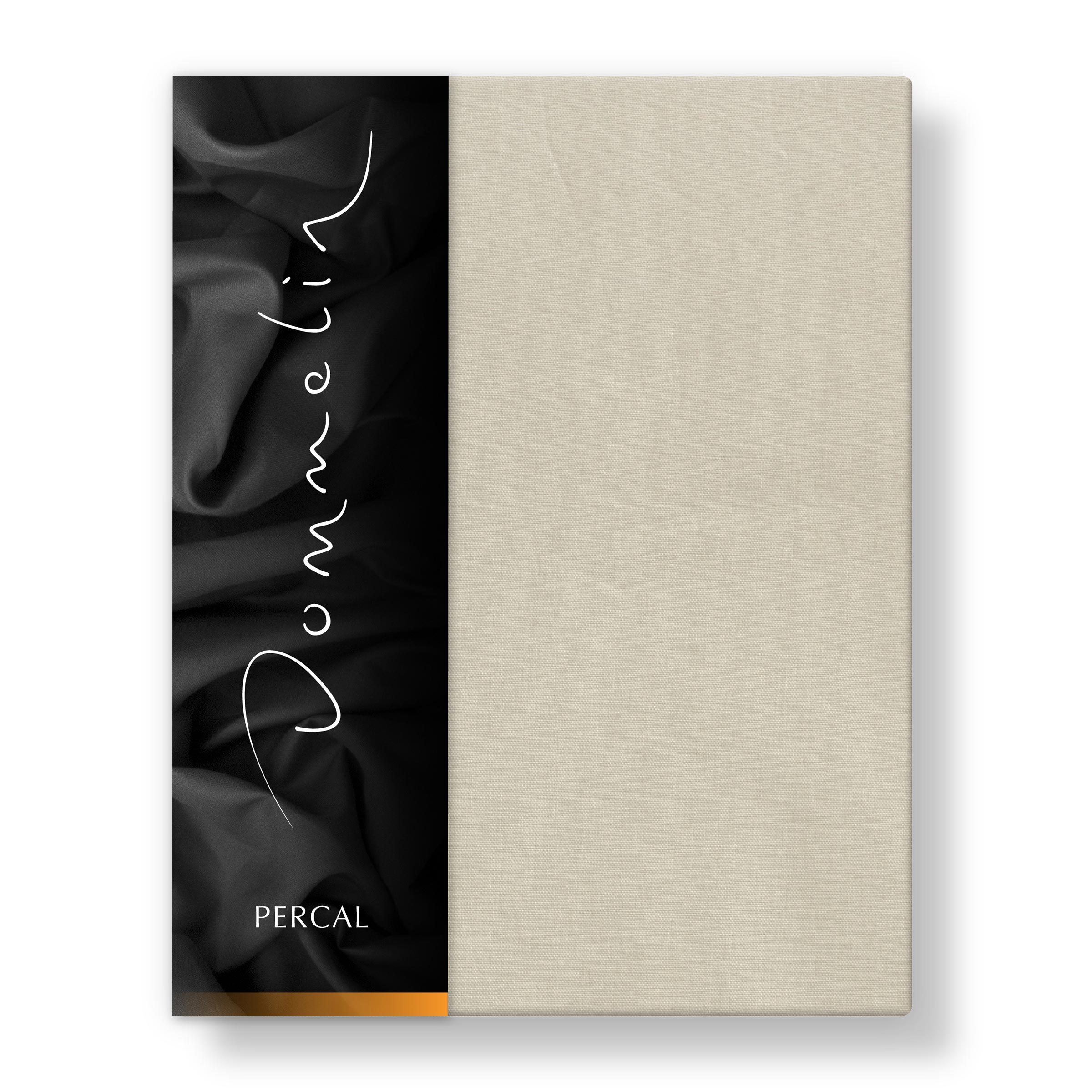 Dommelin Split Hoeslaken Hoge Hoek Percal 200TC Camel