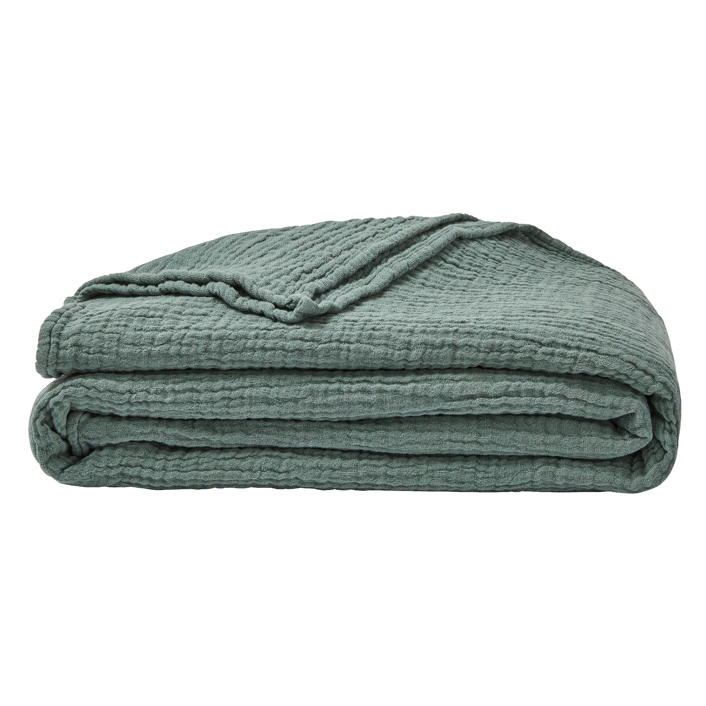 Essix Sprei Jazzy Stonewashed Katoengaas Sauge 260 x 240 cm Essix Sprei Jazzy Stonewashed Katoengaas Sauge 260 x 240 cm