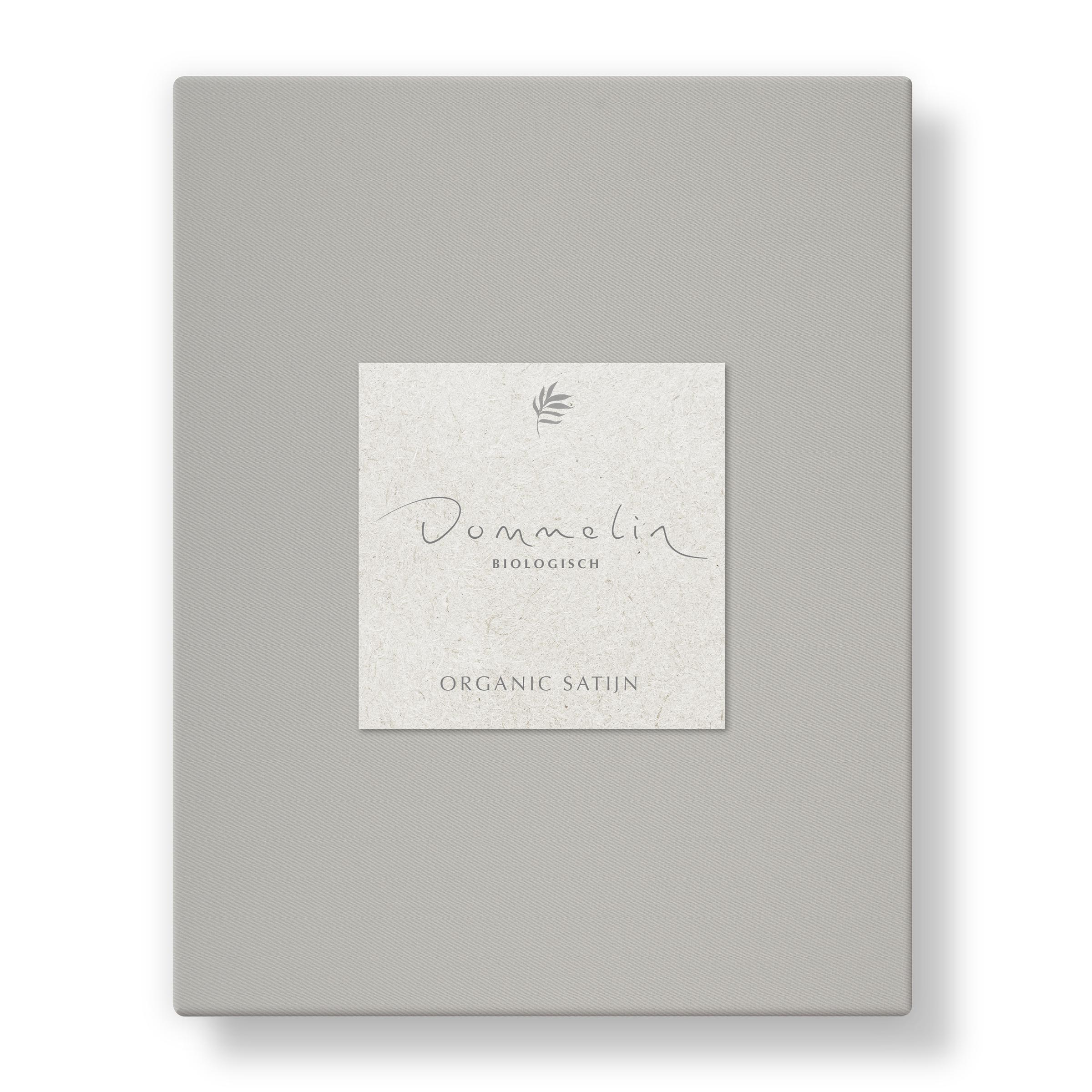 Dommelin Split Topper Hoeslaken Organic Satijn 300TC Platinum