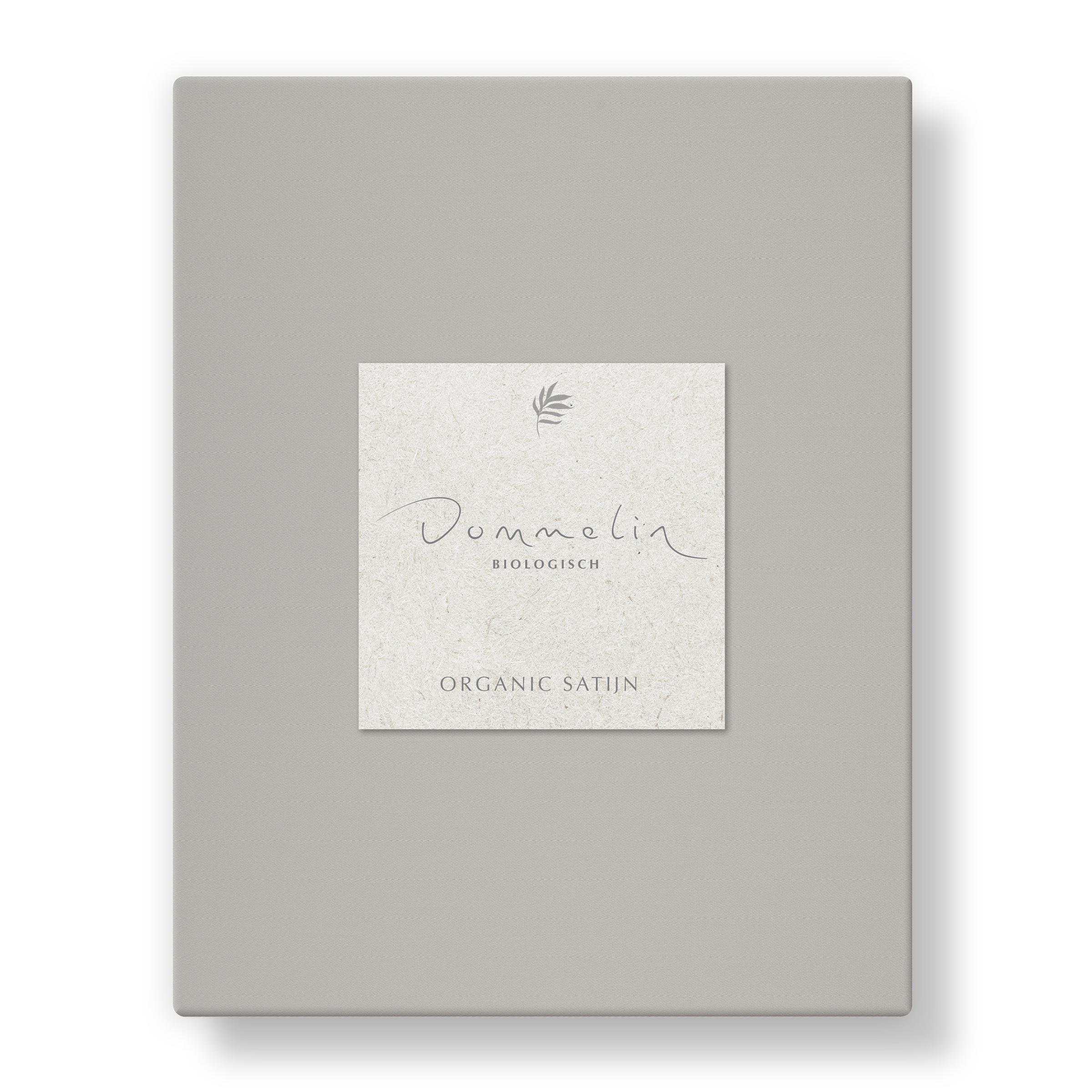 Dommelin Hoeslaken Organic Satijn 300TC Platinum Dommelin Hoeslaken Organic Satijn 300TC Platinum