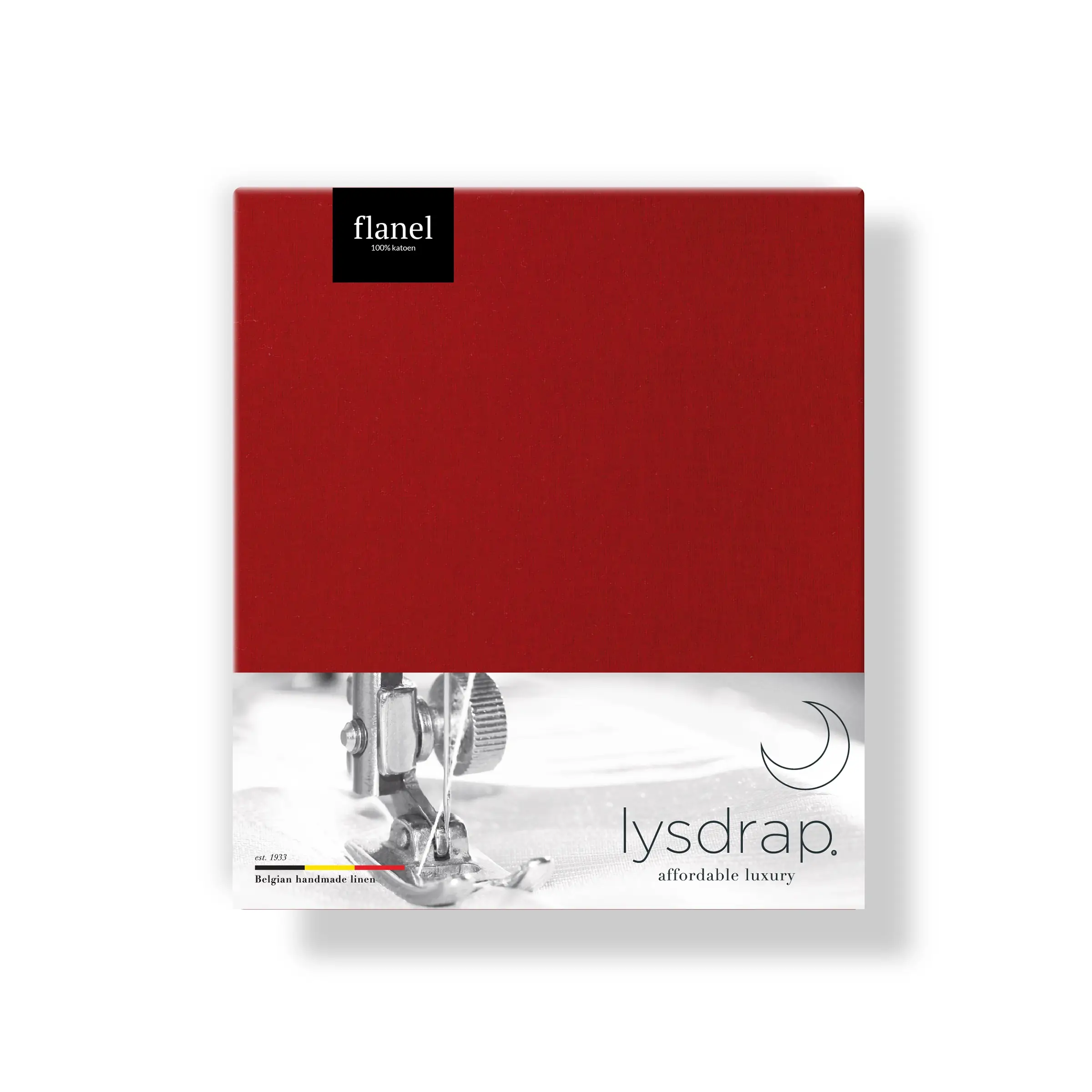 Lysdrap Kussensloop Virgo Flanel 140 gr/m2 Red