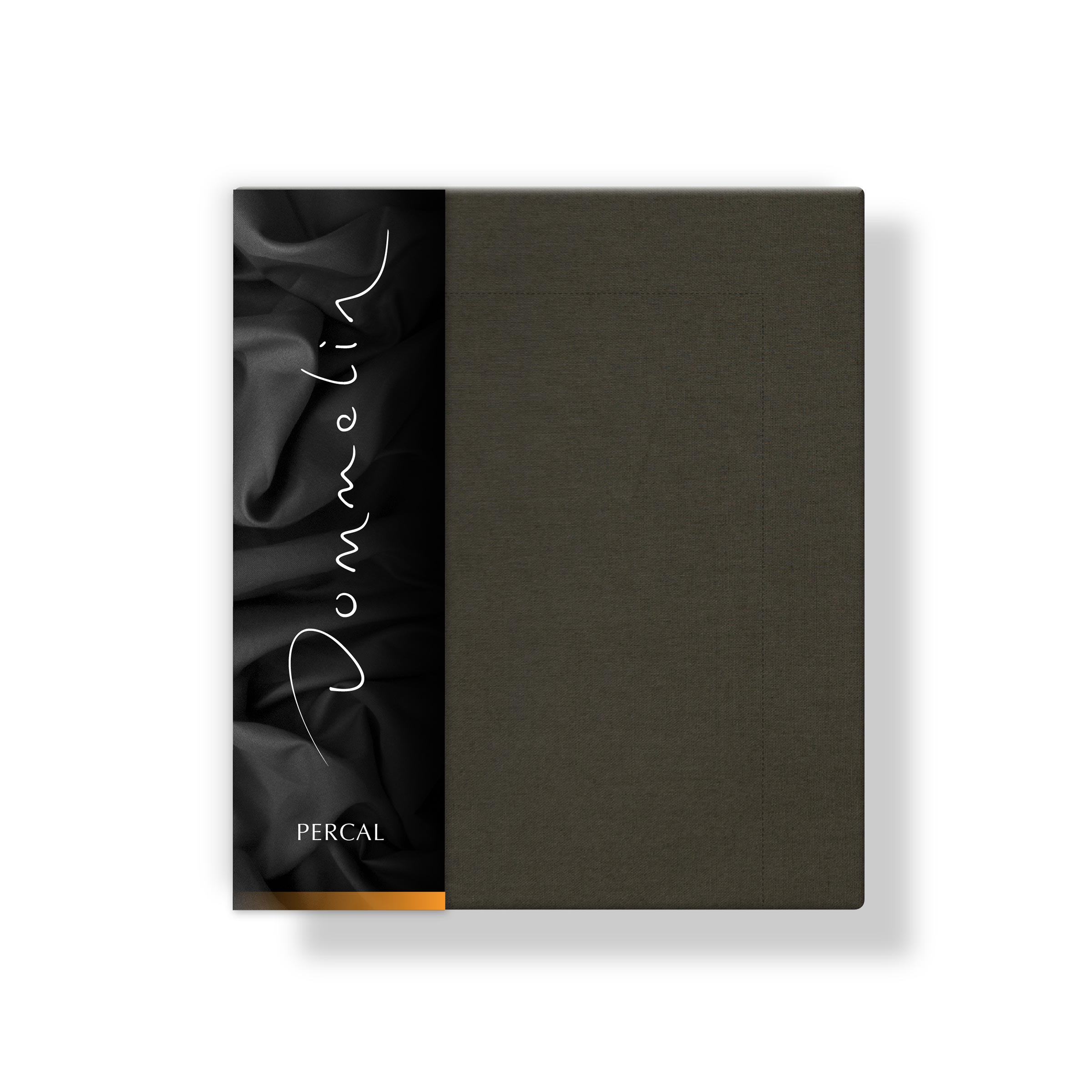 Dommelin Kussensloop Volant Percal 200TC Leem 60 x 70 cm