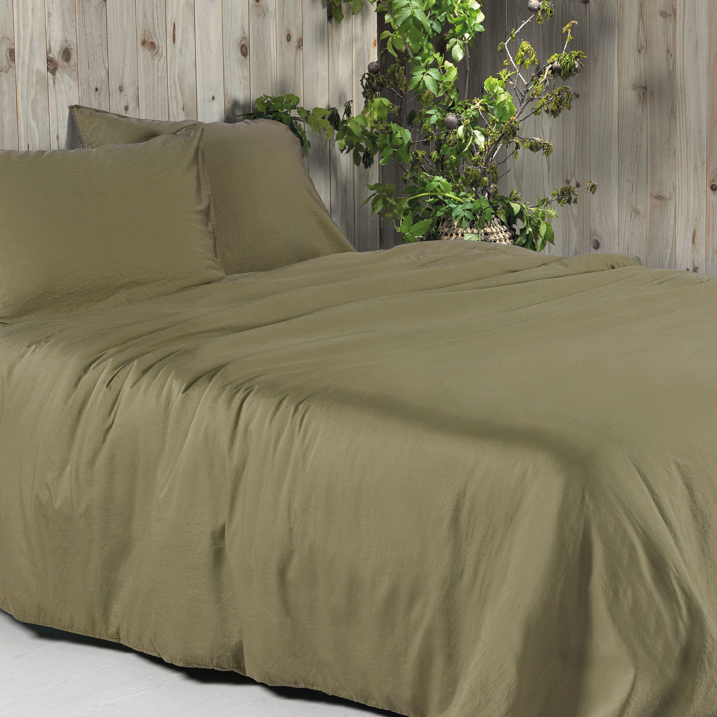 Dommelin Dekbedovertrekset Lavado Stonewashed Satijn 300TC Brons Dommelin Dekbedovertrekset Lavado Stonewashed Satijn 300TC Brons