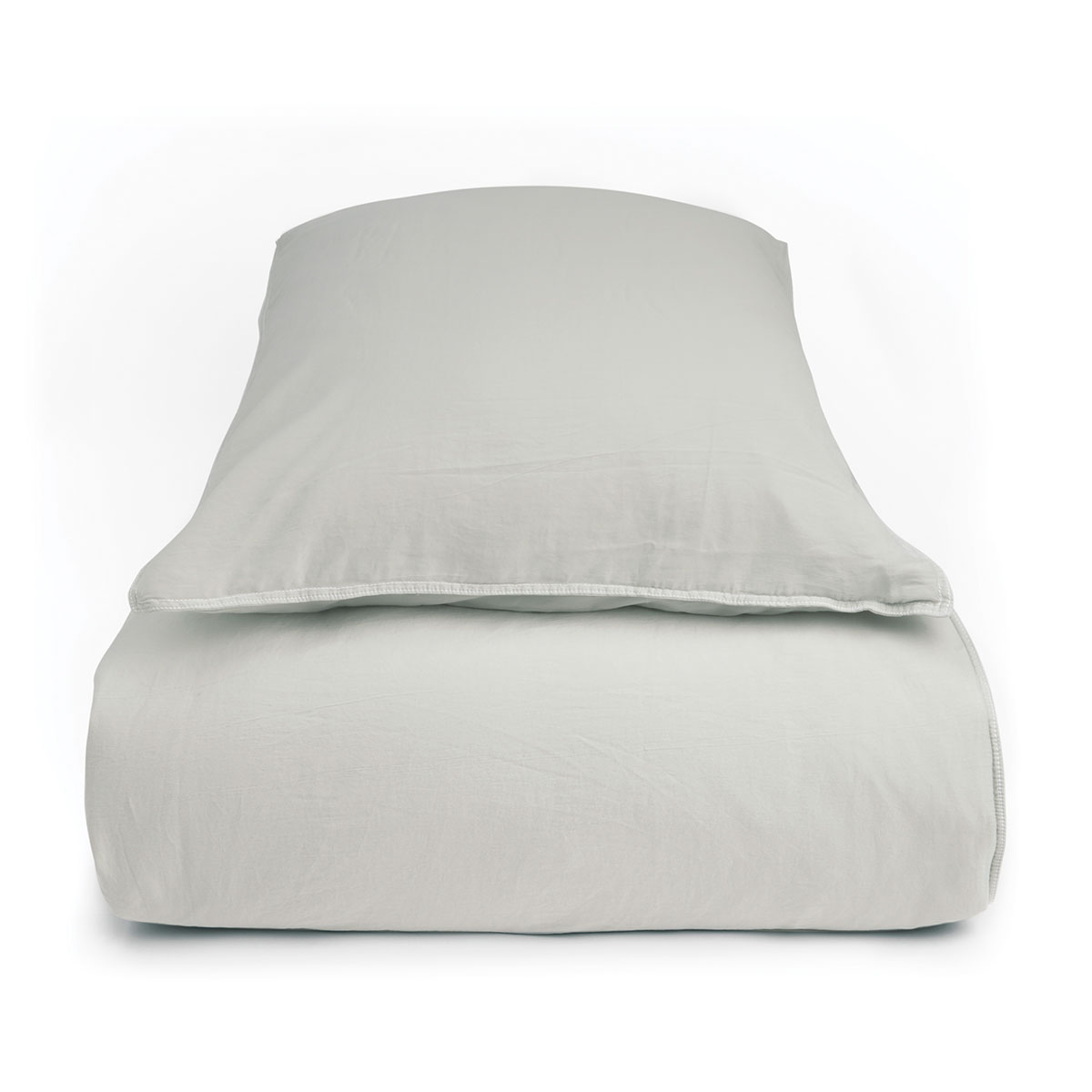 Mrs.Me Dekbedovertrekset Stilo Stonewashed Satijn 300TC Celadon Mrs.Me Dekbedovertrekset Stilo Stonewashed Satijn 300TC Celadon