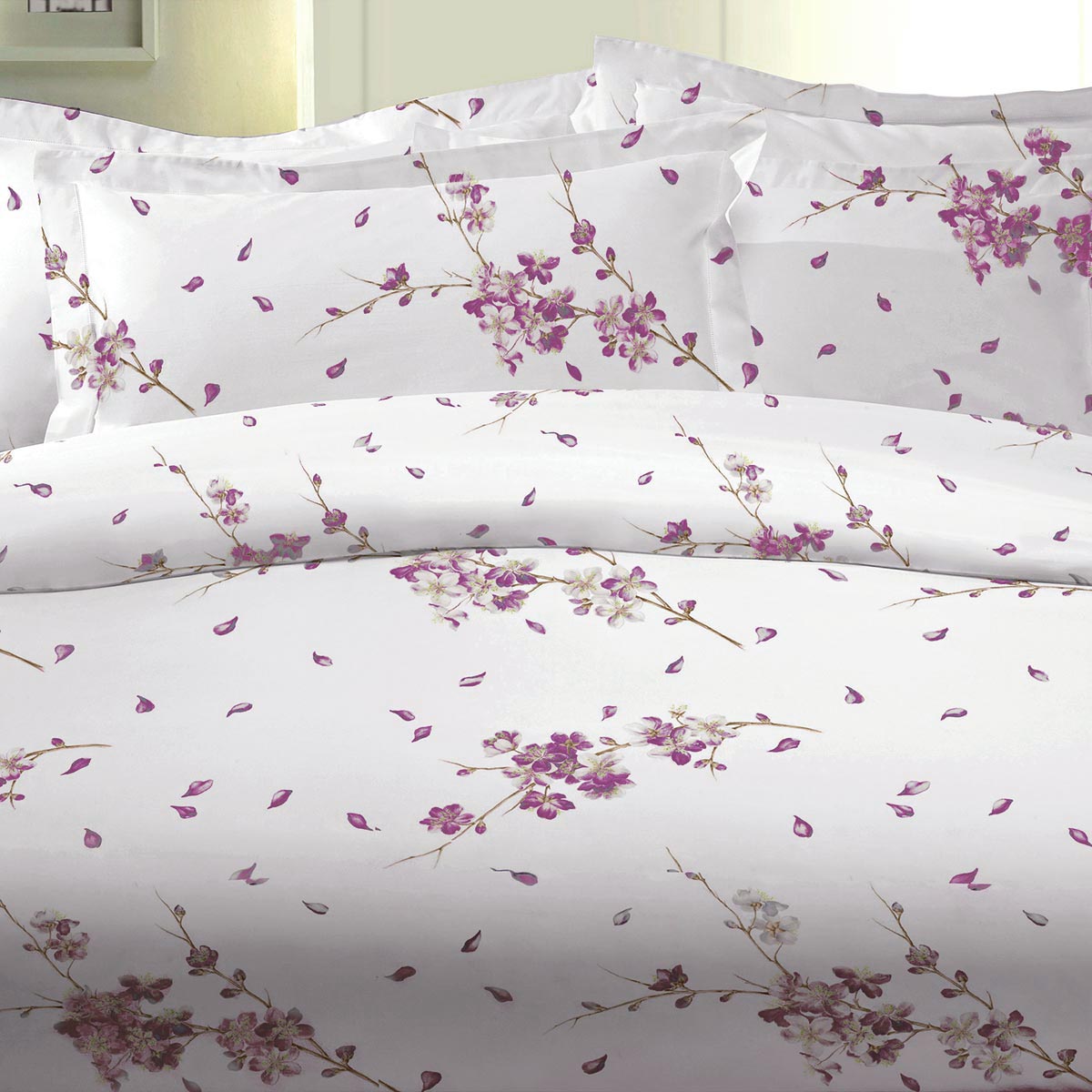 Dommelin Lakenset Flora Percal 200TC Roze 200 x 270 cm Dommelin Lakenset Flora Percal 200TC Roze 200 x 270 cm