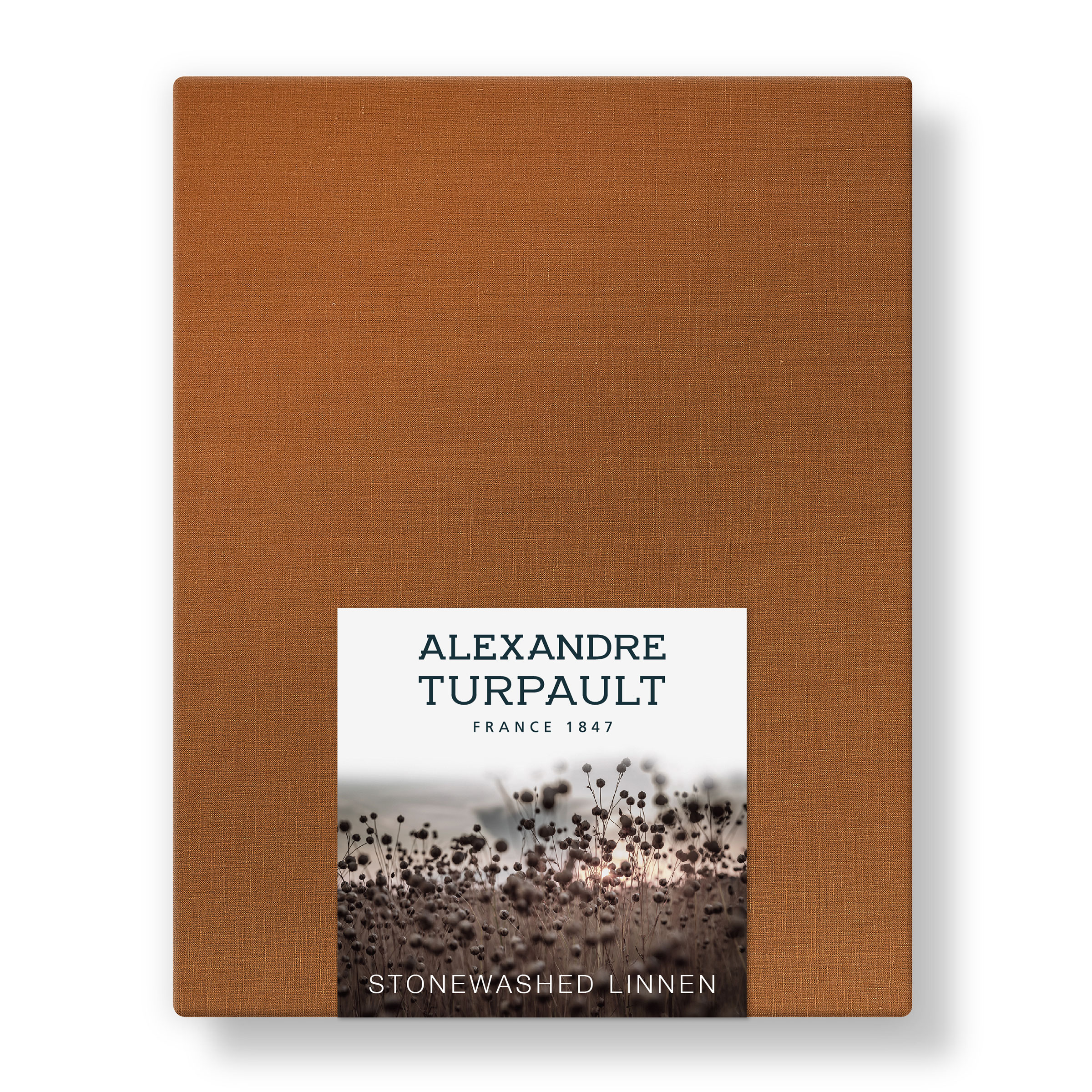 Alexandre Turpault Laken Nouvelle Vague Stonewashed Linnen Teak 270 x 300 cm Alexandre Turpault Laken Nouvelle Vague Stonewashed Linnen Teak 270 x 300 cm