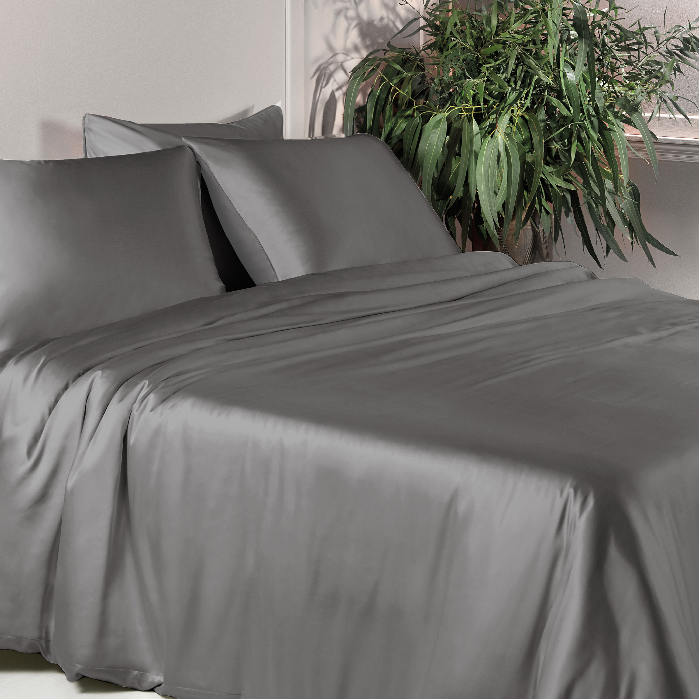 Dommelin Dekbedovertrekset Faya Micromodal 300TC Zink Dommelin Dekbedovertrekset Faya Micromodal 300TC Zink